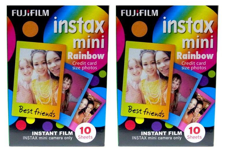 Fuji Instax Mini Rainbow Film 50 Images
