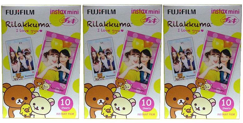 Rilakkuma instax mini films for Fuji instant mini cameras